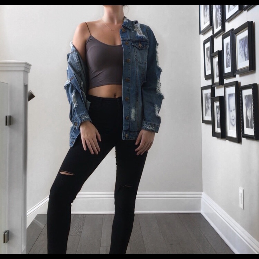 THE JULIA DISTRESSED JACKET - Picture 3 of 8
